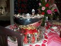 Tea reflections on punch bowl